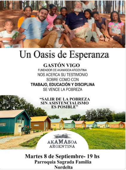 Charla de la Fundación Akamasoa Argentina